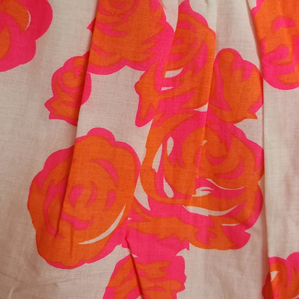 Lane bryant neon floral midi lined skirt - Picture 2 of 4
